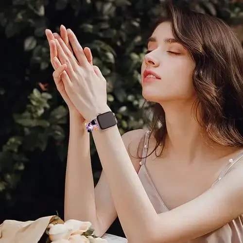 Apple Watch Band 38mm 40mm 41mm 42mm 44mm 45mm 46mm 49mm bilan mos keladigan bayram tasmasi, iWatch Ultra Series 10 9 8 7 6 5 4 3 2 1 SE uchun sozlanishi mumkin bo'lgan yumshoq silikon multfilm sport bilaguzuklari - 4