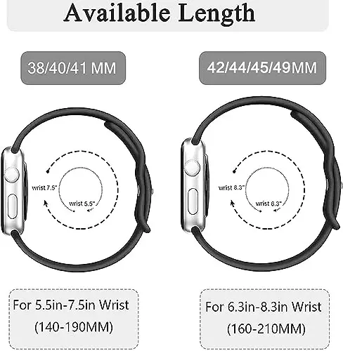 Apple Watch Band 38mm 40mm 41mm 42mm 44mm 45mm 46mm 49mm bilan mos keladigan Holiday Strap, sozlanishi mumkin bo'lgan o'zgartiriladigan yumshoq silikon multfilm sport bilakuzuklari iWatch Ultra Series 10 9 8 7 6 5 4 3 2 1 SE uchun - 6