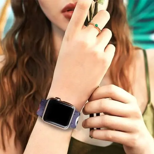 Apple Watch Band 38mm 40mm 41mm 42mm 44mm 45mm 46mm 49mm bilan mos keluvchi bayram tasmasi, iWatch Ultra Series 10 9 8 7 6 5 4 3 2 1 SE uchun sozlanishi mumkin bo'lgan yumshoq silikon multfilm sport bilakuzuklar - 2