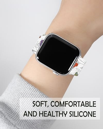 Apple Watch Band 38mm 40mm 41mm bilan mos keladigan sport soat kamarlari Ayollar Erkaklar uchun, sozlanishi yumshoq silikon almashtirish aqlli soat bilaguzuk iWatch Series 7 6 5 4 3 2 1 SE uchun - 3