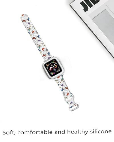 Apple Watch Band 38mm 40mm 41mm ile Uyumlu Spor Saat Kayışları Kadın Erkek, Ayarlanabilir Yumuşak Silikon Yedek Akıllı Saat Bileklik iWatch Serisi 7 6 5 4 3 2 1 SE için - 4