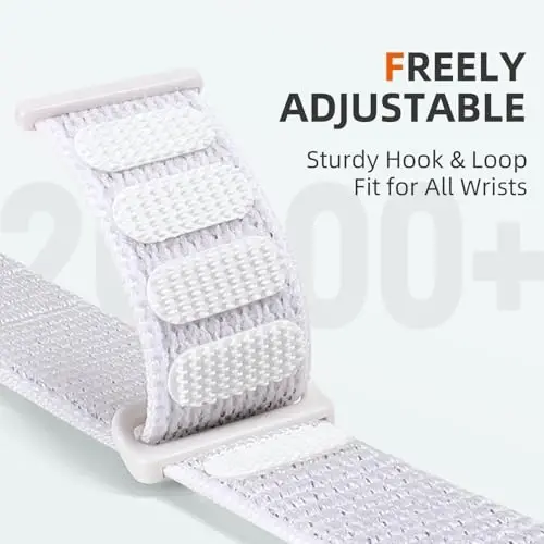 DaQin Nylon Sport Loop Compatible with Apple Watch Band 40mm 38mm 41mm 42mm 44mm 45mm 46mm 49mm, Soft Breathable Braided Wristband for iWatch Band for Women Men Series 11 10 9 8 7 6 5 4 3 2 1 SE Ultra - 3