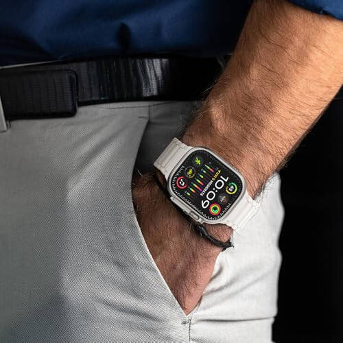 Apple Watch Band Manyetik Bağlantı Yeni Yolları Erkekler İçin 49mm 45mm 44mm 42mm - 7