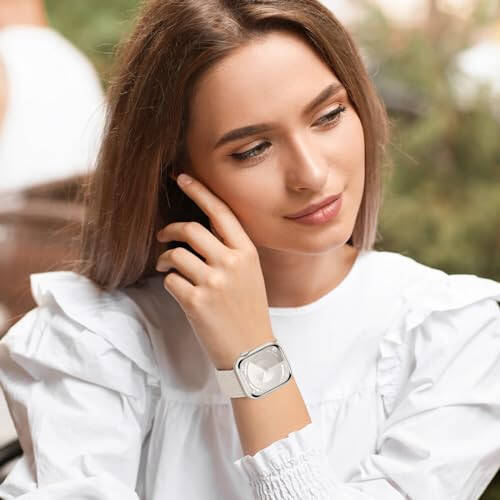 Apple Watch Bandı için Örgülü Esnek Solo Loop 8'li Paket 38mm 40mm 41mm 42mm 44mm 45mm 49mm Kadın Erkek, Ayarlanabilir Elastik Naylon Kayış Bileklik iWatch Serisi 9 8 7 6 5 4 3 2 1 Ultra Ultra 2 SE - 5