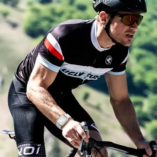 Apple Watch Bands 44mm 45mm 46mm 42mm 49mm Ultra 2 Women Men uchun Wepro silikon bilaguzuk Apple Watch Strap iWatch SE Series 10 9 8 7 6 5 4 3 2 1 Suv o'tkazmaydigan nafas oladigan oq - 6