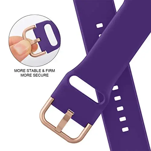 Apple Watch Bands 49mm 46mm 45mm 44mm 42mm 41mm 40mm 38mm bilan mos keluvchi Sport Band, iWatch Series 11 10 9 8 7 6 5 4 3 2 1 SE Ultra ayollar erkaklar uchun klassik qisqichli yumshoq silikon almashtirish tasmasi - 4