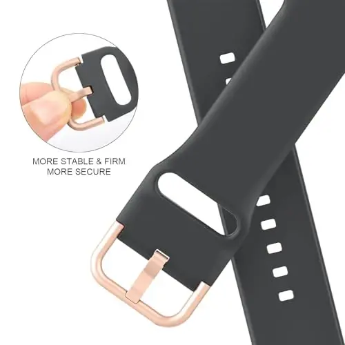 Apple Watch Bands 49mm 46mm 45mm 44mm 42mm 41mm 40mm 38mm bilan mos sport tasma, iWatch Series 11 10 9 8 7 6 5 4 3 2 1 SE Ultra ayollar erkaklar uchun klassik qisqichli yumshoq silikon almashtirish tasmasi - RECOPPA (1)