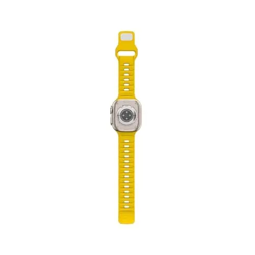 Apple Watch Bands ayollar erkaklar Se Ultra 2 40mm 44mm 46mm 42mm 45mm 41mm 38mm 49mm Series 10 9 8 7 6 5 4 3 iWatch Sport Strap Silicone Limon sariq uchun DONEGANI UC1 tasmasi - 6