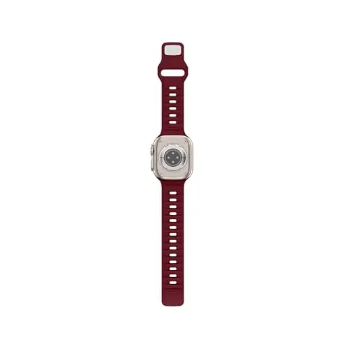 Apple Watch Bands Ayollar Erkaklar uchun DONEGANI UC2 Band Se Ultra 2 40mm 44mm 46mm 42mm 45mm 41mm 38mm 49mm Series 10 9 8 7 6 5 4 3 iWatch Sport Strap Silikon Qora_Bordo Qizil - 6