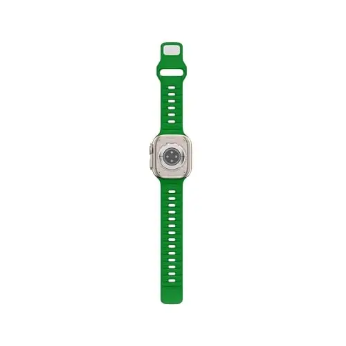 Apple Watch Bands Women Men Se Ultra 2 40mm 44mm 46mm 42mm 45mm 41mm 38mm 49mm Series 10 9 8 7 6 5 4 3 iWatch Sport Strap Silicone Black_Green Christmas uchun DONEGANI UC2 tasmasi - 6