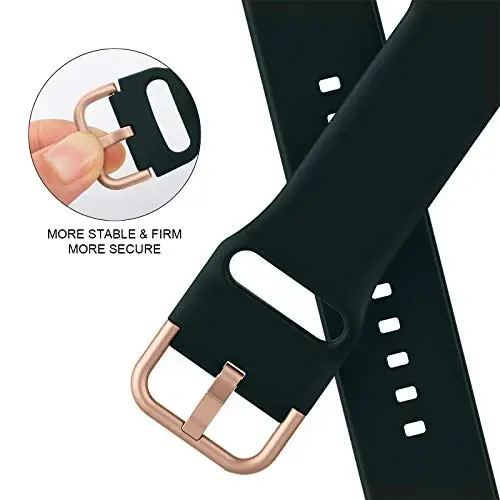 Sport Band Compatible with Apple Watch Bands 49mm 46mm 45mm 44mm 42mm 41mm 40mm 38mm, Soft Silicone Replacement Strap with Classic Clasp for iWatch Series 11 10 9 8 7 6 5 4 3 2 1 SE Ultra Women Men - 4