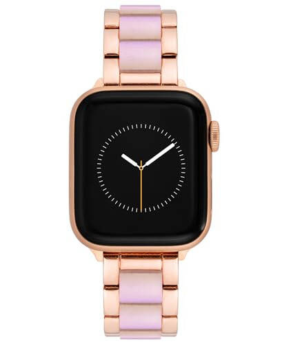 Apple Watch için Anne Klein Moda Reçine Bileklik, Güvenli, Ayarlanabilir, Apple Watch Değiştirme Bant, Çoğu Bileğe Uygun - 1