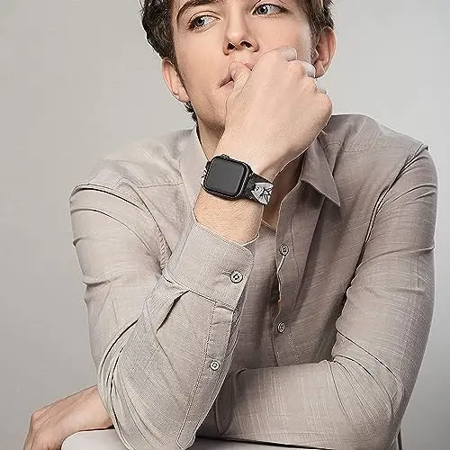 Holiday Strap Compatible with Apple Watch Band 38mm 40mm 41mm 42mm 44mm 45mm 46mm 49mm,Adjustable Replaceable Soft Silicone Cartoon Sport Wristbands for iWatch Ultra Series 10 9 8 7 6 5 4 3 2 1 SE - 4