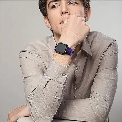 Holiday Strap Compatible with Apple Watch Band 38mm 40mm 41mm 42mm 44mm 45mm 46mm 49mm,Adjustable Replaceable Soft Silicone Cartoon Sport Wristbands for iWatch Ultra Series 10 9 8 7 6 5 4 3 2 1 SE - 4