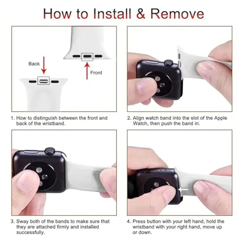 Holiday Strap Compatible with Apple Watch Band 38mm 40mm 41mm 42mm 44mm 45mm 46mm 49mm,Adjustable Replaceable Soft Silicone Cartoon Sport Wristbands for iWatch Ultra Series 10 9 8 7 6 5 4 3 2 1 SE - 6