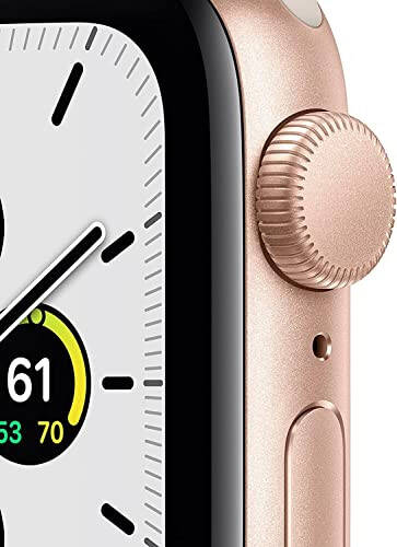 Apple Watch SE (GPS, 40mm) - Gold Aluminium Case with Starlight Sport Band - Regular (Renewed) - 5