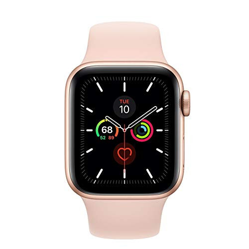 Apple Watch Series 4 (GPS, 40 мм) - Золотой алюминиевый корпус с розово-песчаным спортивным ремешком (Обновленный) - 2