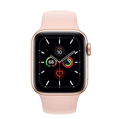 Apple Watch Series 4 (GPS, 40MM) - Oltin Alyuminiy Korpus va Pushti Qum Sport Band bilan (Yangilangan) - 7