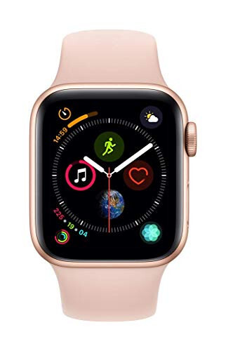 Apple Watch Series 4 (GPS + Cellular, 40MM) - Gold Aluminum Case with Pink Sand Sport Band (Renewed) - 2