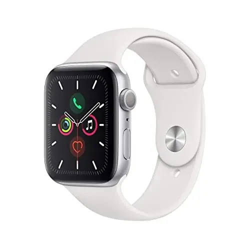 Apple Watch Series 5 (GPS, 40 MM) - Kumush Alyuminiy Korpus Oq Sport Tasmasi bilan (Yangilangan) - APPLE (1)