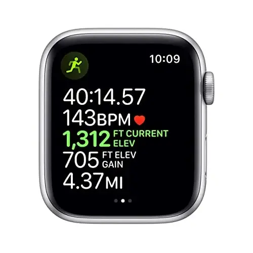 Apple Watch Series 5 (GPS, 40 MM) - Kumush Alyuminiy Korpus Oq Sport Tasmasi bilan (Yangilangan) - 5