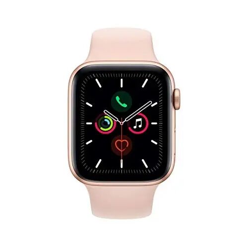 Apple Watch Series 5 (GPS, 40MM) - Gold Aluminum Case with Pink Sand Sport Band (Renewed) - Apple (1)