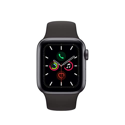 Apple Watch Series 5 (GPS, 40MM) - Корпус из космического серого алюминия с черным спортивным ремешком (Обновленный) - 2