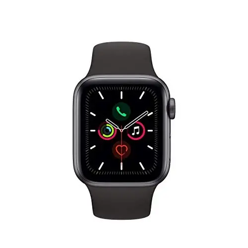 Apple Watch Series 5 (GPS, 40MM) - Space Gray Aluminum Case with Black Sport Band (Renewed) - APPLE (1)