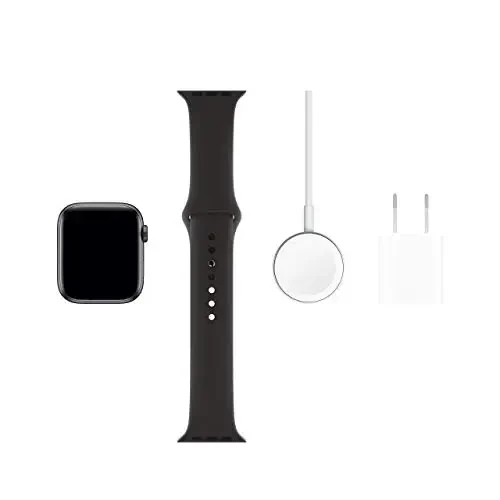 Apple Watch Series 5 (GPS, 40MM) - Space Gray Aluminum Case with Black Sport Band (Renewed) - 6