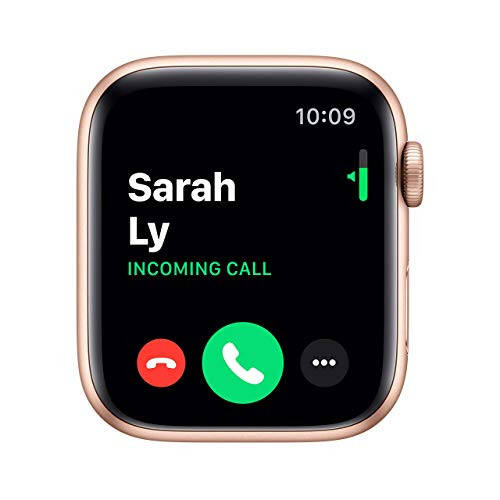 Apple Watch Series 5 (GPS, 44MM) - Gold Aluminum Case with Pink Sand Sport Band (Renewed) - 3