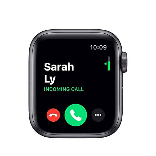 Apple Watch Series 5 (GPS, 44MM) - Kosmik kulrang alyuminiy korpusli qora sport tasmasi bilan (Yangilangan) - 3