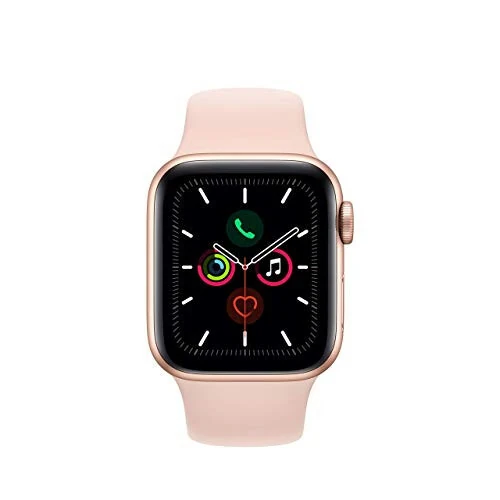 Apple Watch Series 5 (GPS + Cellular, 40MM) - Oltin Alyuminiy Korpusli Push Sport Tasmasi bilan (Yangilangan) - 8