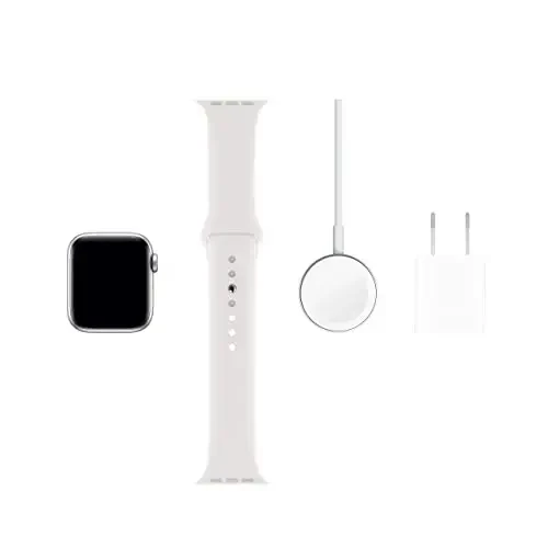 Apple Watch Series 5 (GPS + Cellular, 40MM) - Oq sport tasmasi bilan kumush alyuminiy korpusli (yangilangan) - 6