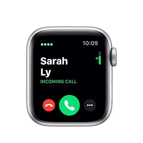 Apple Watch Series 5 (GPS + Cellular, 40MM) - Silver Aluminum Case with White Sport Band (Renewed) - 3