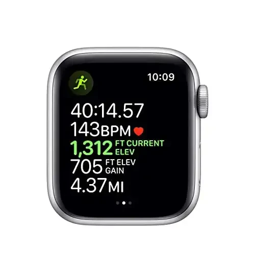 Apple Watch Series 5 (GPS + Cellular, 40MM) - Silver Aluminum Case with White Sport Band (Renewed) - 4