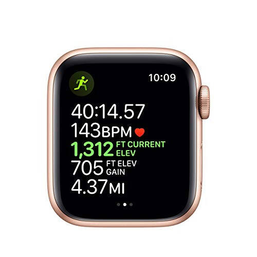 Apple Watch Series 5 (GPS + Cellular, 40MM) - золотой алюминиевый корпус с розовым спортивным ремешком (восстановленный) - 10