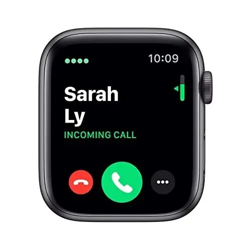 Apple Watch Series 5 (GPS + Cellular, 44MM) - Space Gray Aluminum Case with Black Sport Band (Renewed) - 3