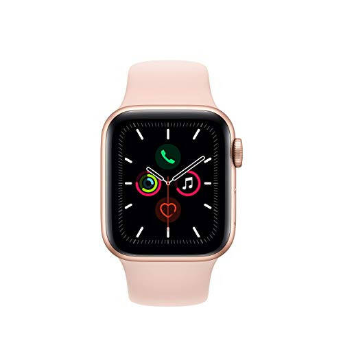 Apple Watch Series 5 (GPS + Cellular, 40MM) - Gold Aluminum Case with Pink Sport Band (Renewed) - 2