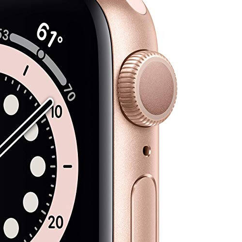 Apple Watch Series 6 (GPS, 40mm) - Gold Aluminum Case with Pink Sand Sport Band (Renewed) - 2