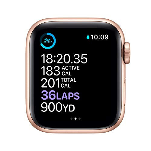 Apple Watch Series 6 (GPS, 40mm) - Gold Aluminum Case with Pink Sand Sport Band (Renewed) - 4