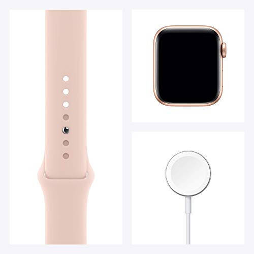Apple Watch Series 6 (GPS, 40mm) - Gold Aluminum Case with Pink Sand Sport Band (Renewed) - 7