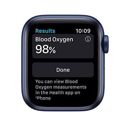 Apple Watch Series 6 (GPS, 40mm) - Blue Aluminum Case with Deep Navy Sport Band (Renewed) - 3