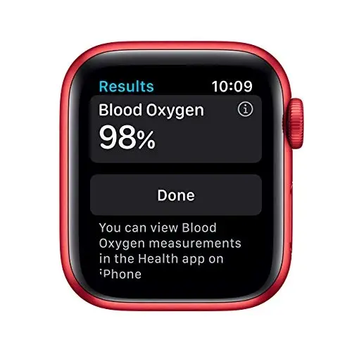 Apple Watch Series 6 (GPS, 40mm) - Red Aluminum Case with Red Sport Band (Renewed) - 3