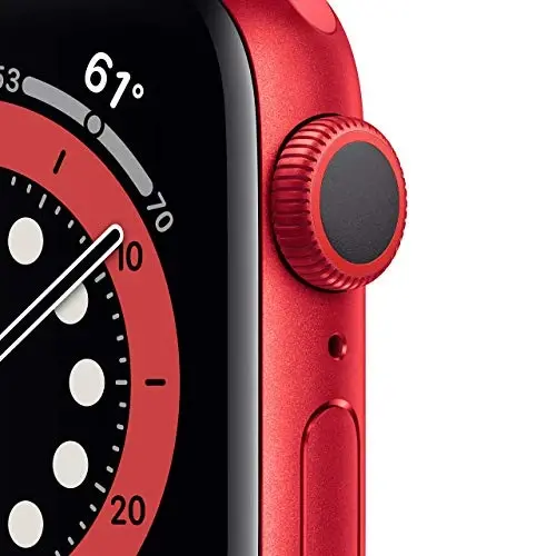 Apple Watch Series 6 (GPS, 40mm) - Red Aluminum Case with Red Sport Band (Renewed) - Apple (1)