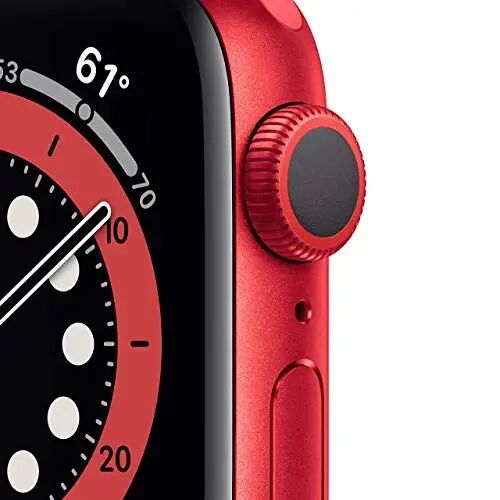 Apple Watch Series 6 (GPS, 40mm) - Red Aluminum Case with Red Sport Band (Renewed) - Apple (1)