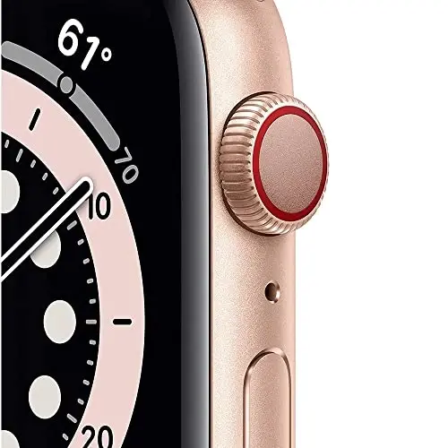 Apple Watch Series 6 (GPS + Cellular, 40mm) - Gold Aluminum Case with Pink Sand Sport Band (Renewed) - Apple (1)