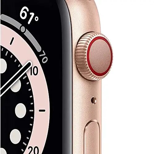 Apple Watch Series 6 (GPS + Cellular, 40mm) - Gold Aluminum Case with Pink Sand Sport Band (Renewed) - Apple (1)