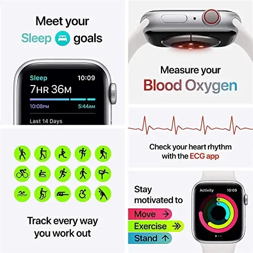 Apple Watch Series 6 (GPS + Cellular, 40mm) - Space Gray Aluminum Case with Black Sport Band (Renewed) - 3