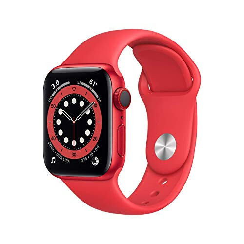 Apple Watch Series 6 (GPS + сотовая связь, 40 мм) - (Продукт) Красный алюминиевый корпус с красным спортивным ремешком (восстановленный) - 1