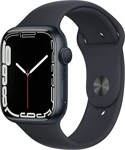 Apple Watch Series 7 (GPS, 45 mm) Yarim tunda alyuminiy korpusli va Yarim tunda sport bantli (Yangilangan) - 6